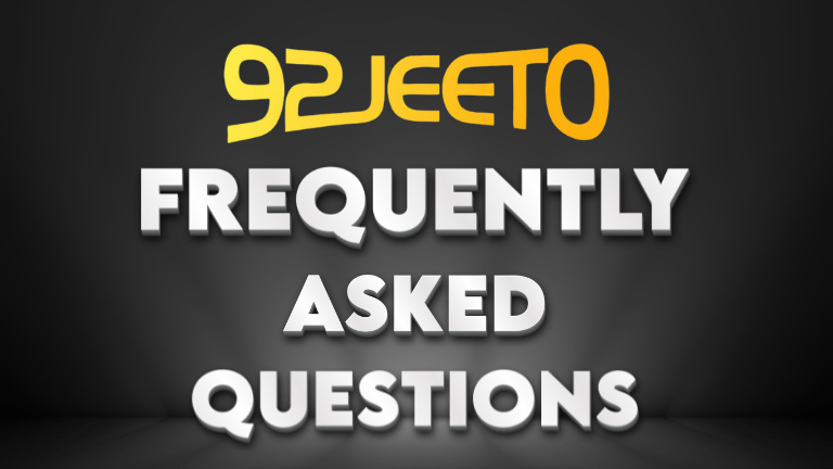 92 Jeeto Frequently Asked Questions – Get answers to common questions about registration, deposits, withdrawals, bonuses, and customer support.